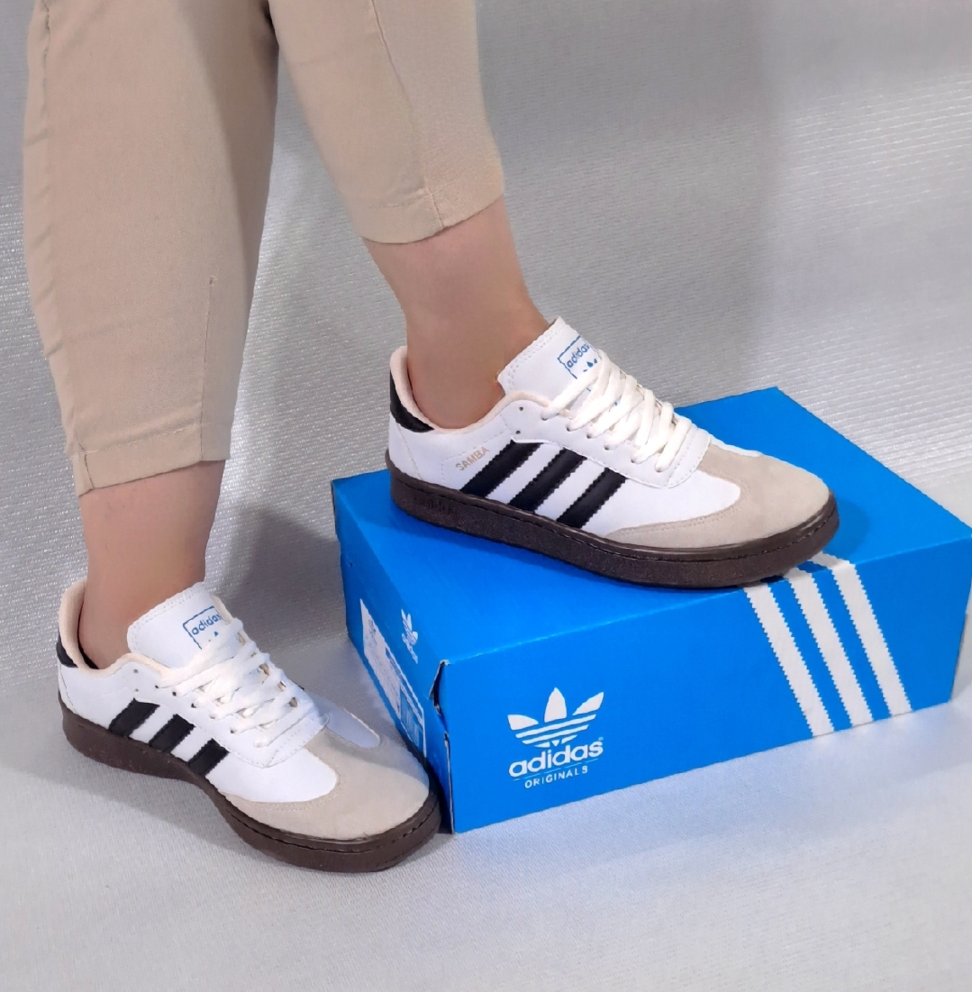 کتونی عمده سامبا زنانه و مردانه از کارخانه کیفیت تضمینی کارتن ۱۰جفتی